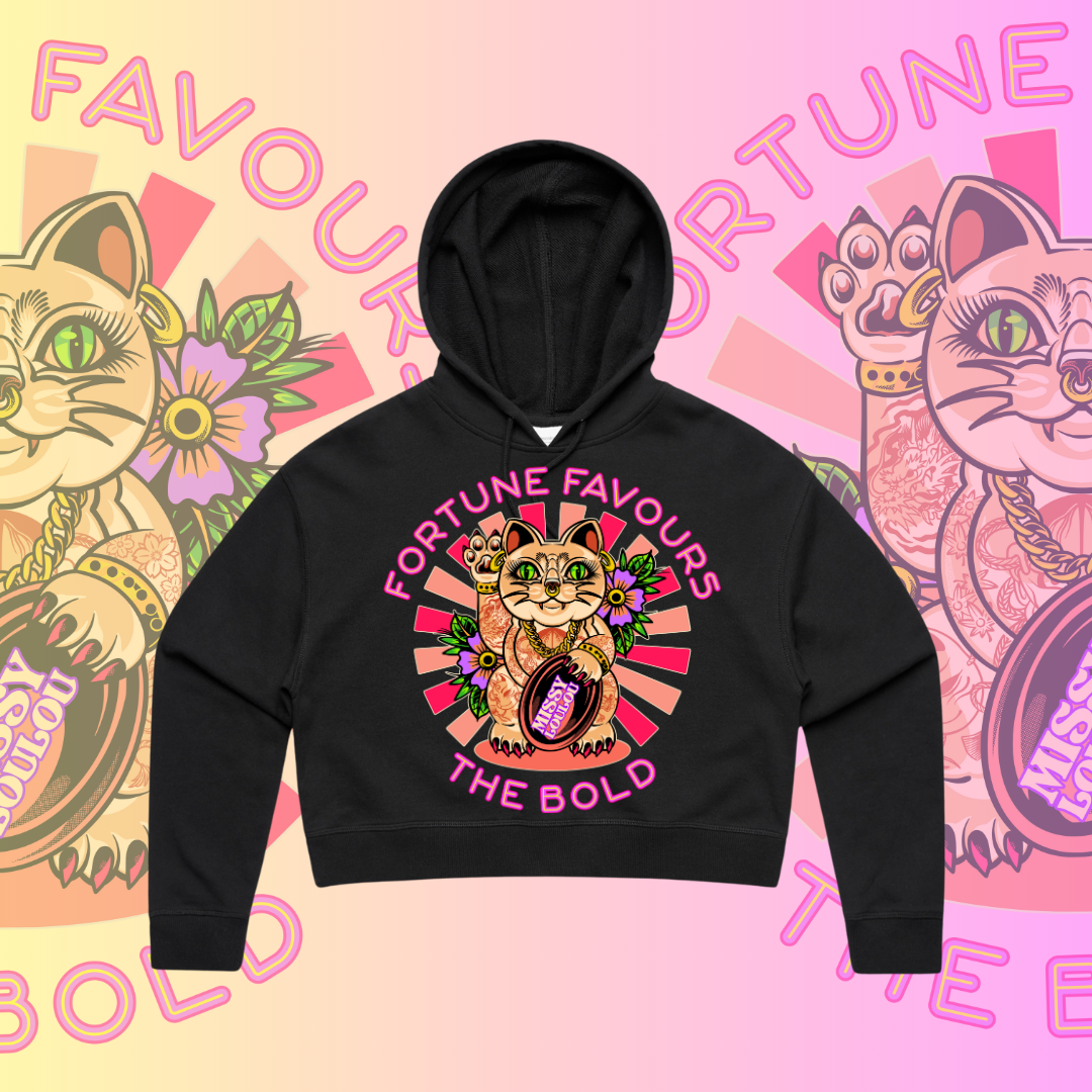 MISS KITTY  - Crop Hood