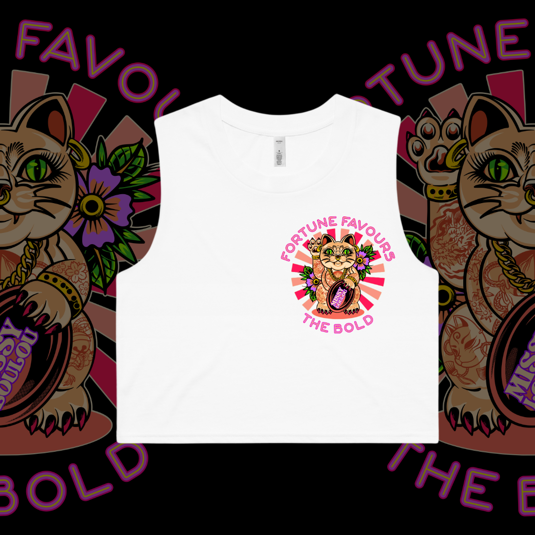 MISS KITTY - Crop tank, Pocket design