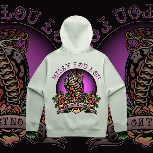 Trust No One -  Unisex Peppermint Hood