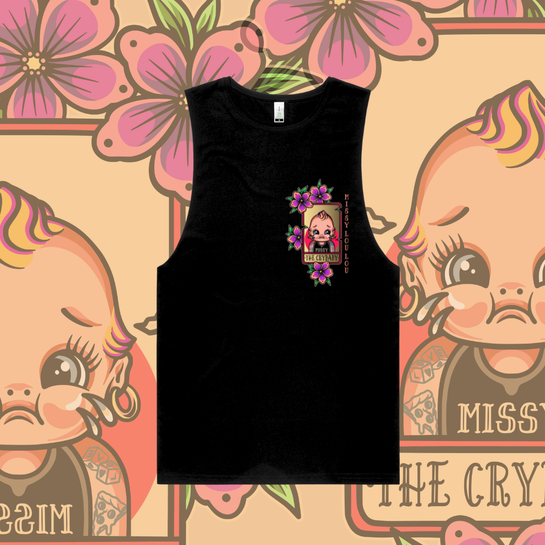 CRY BABY - Unisex Surfer Tank