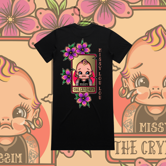 Cry Baby - Oversized T'dress