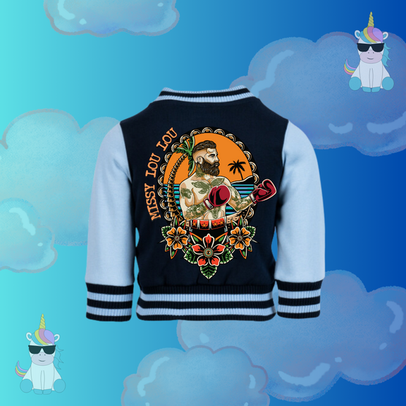 Freddy Fisticuffs - Kids Varsity Jacket