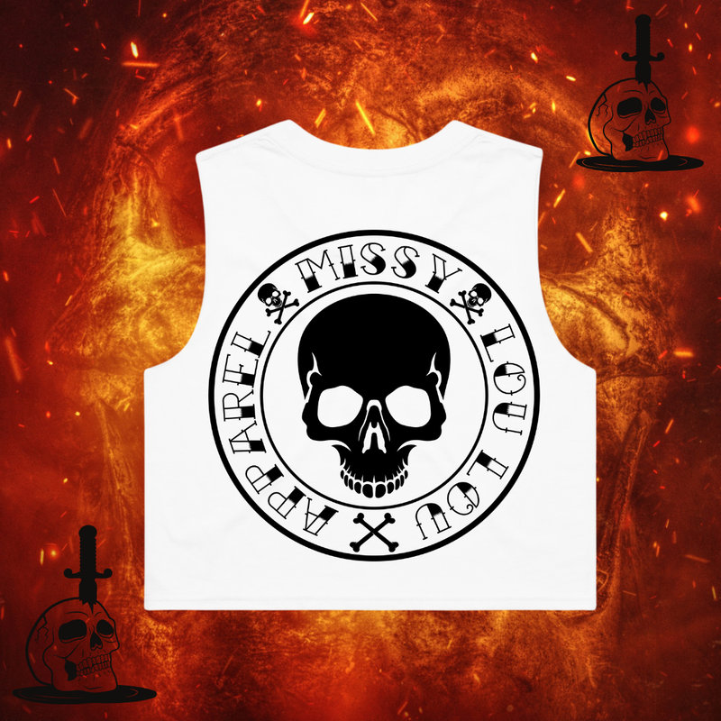 SKULL & BONES   - Crop tank