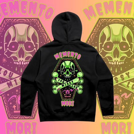 MEMENTO MORI - Relaxed Fit Zipper Hood