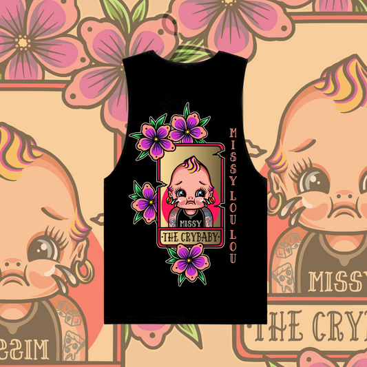 CRY BABY - Unisex Surfer Tank