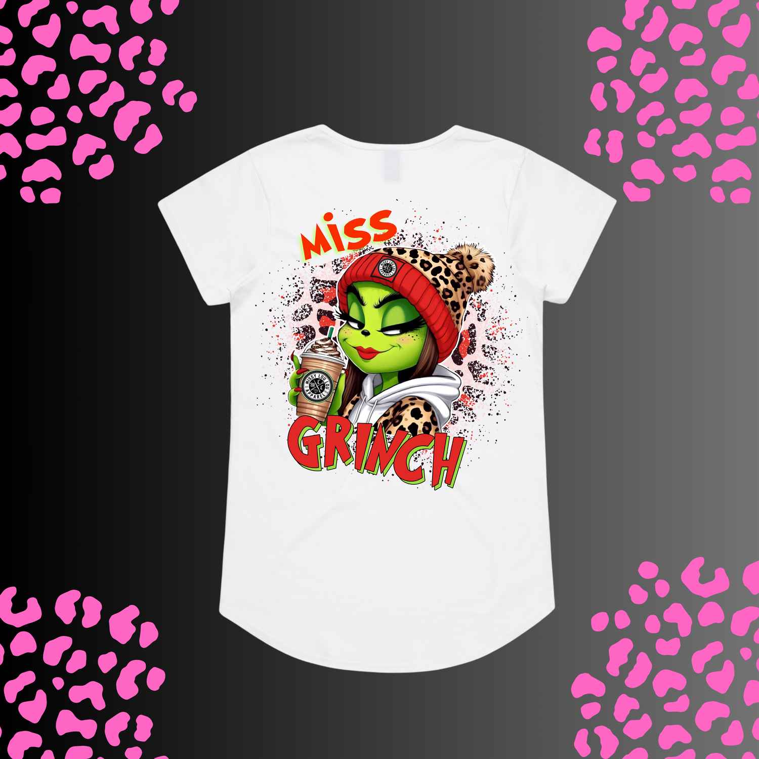 MISS GRINCH- Drop neck tees