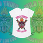 WILD THING  - Drop neck tee, Front Design