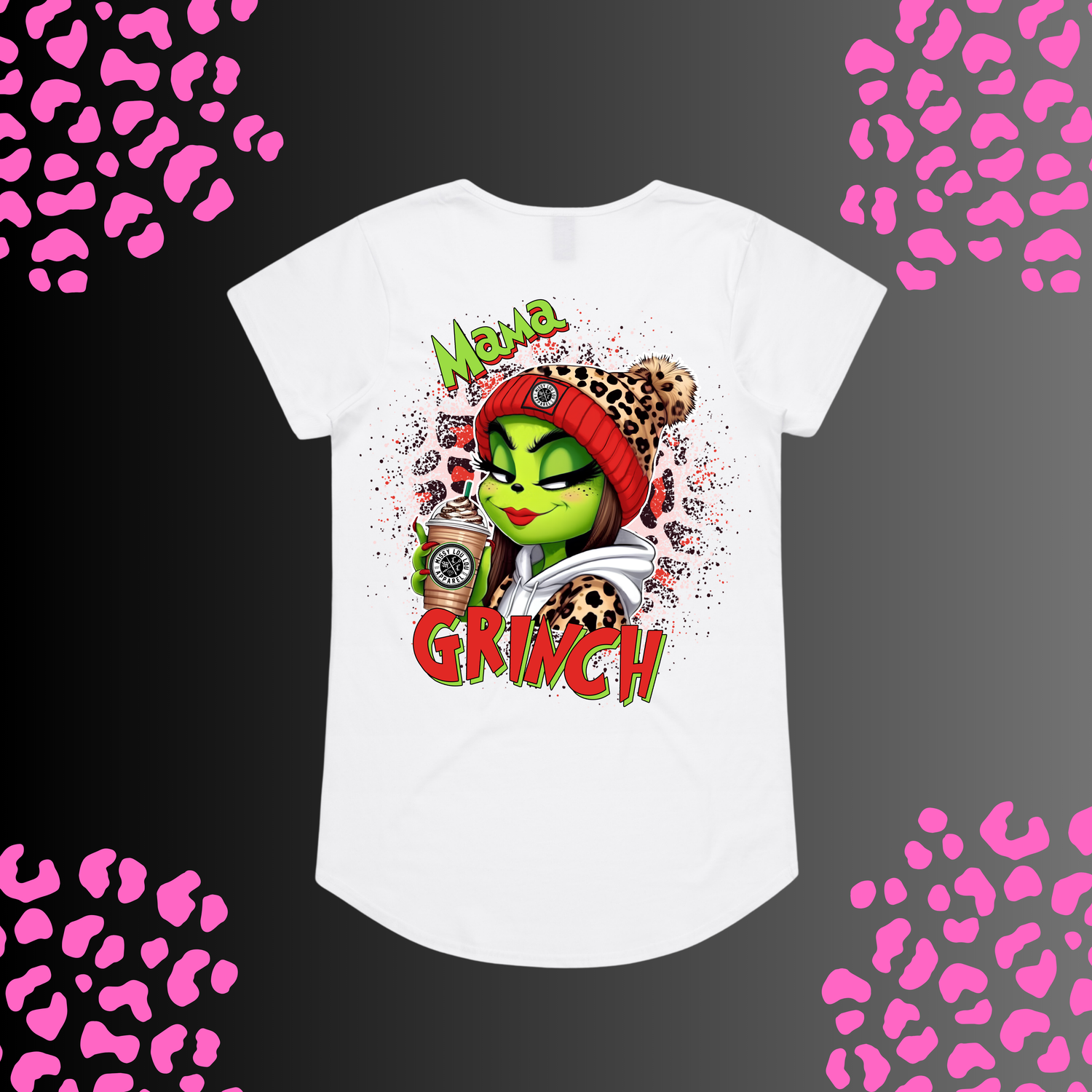 MAMA GRINCH- Drop neck tees