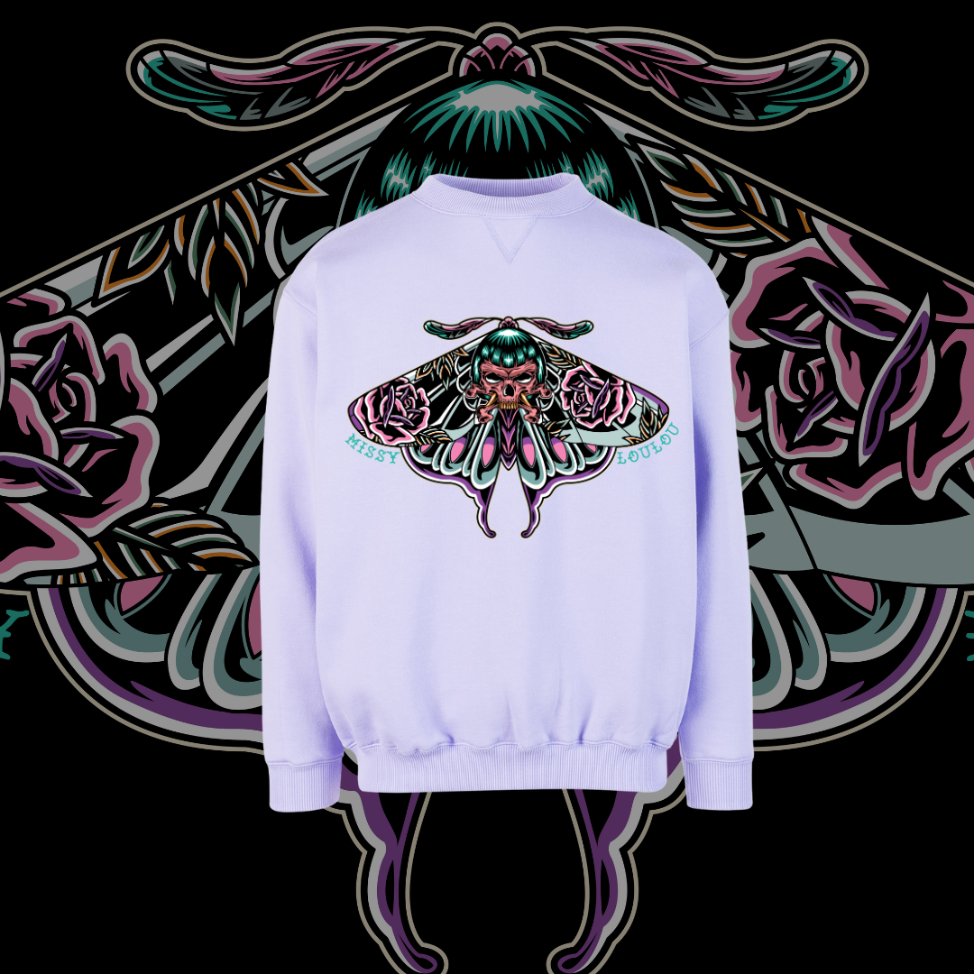 Bad Betty Butterfly - Lavender Sweater