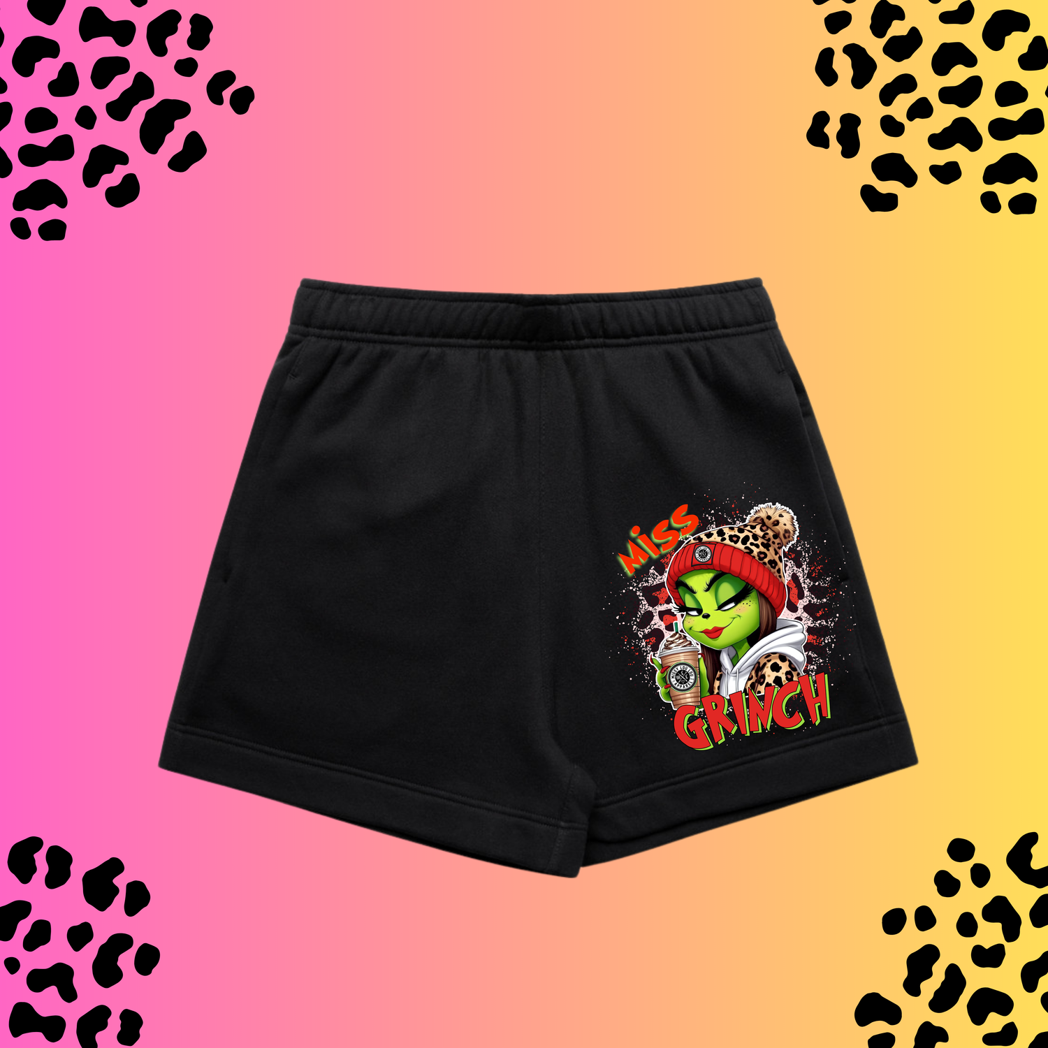 MISS GRINCH -  Premium women's shorts