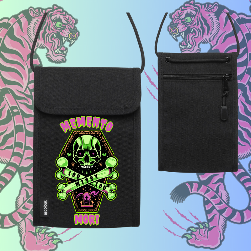 MEMENTO MORI -  Beach phone bag