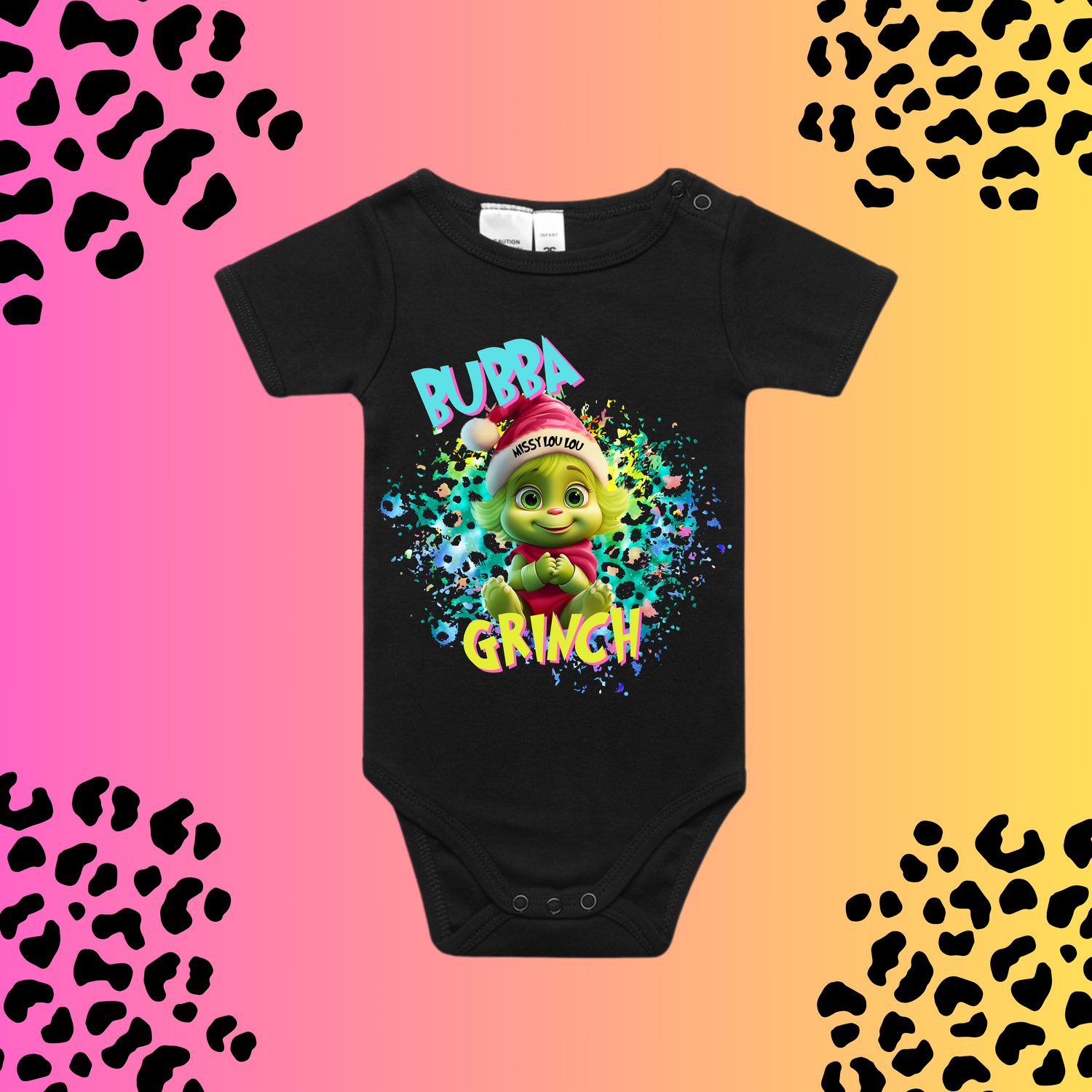 BUBBA GRINCH - Organic Infant One Piece