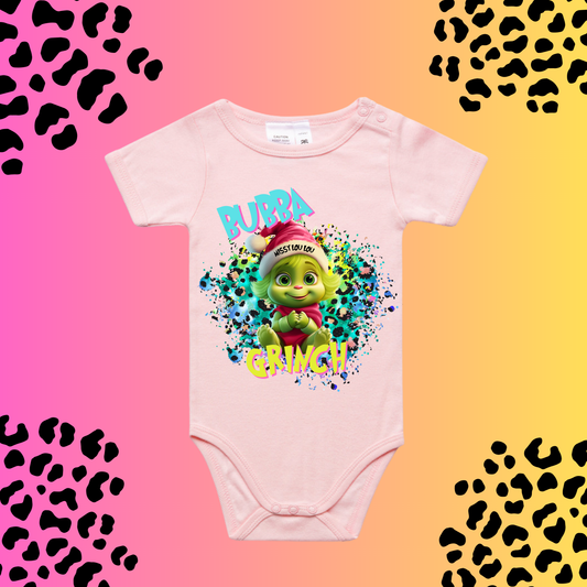 BUBBA GRINCH - Organic Infant One Piece