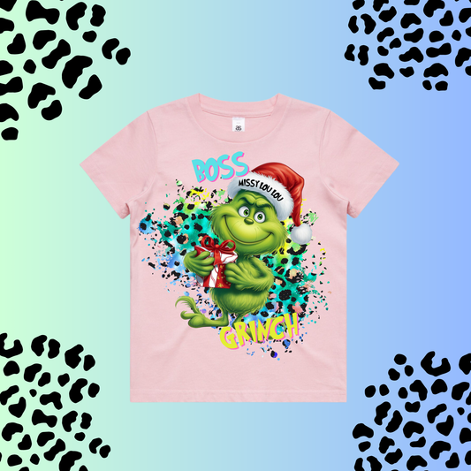 BOSS GRINCH  - Kids Tees