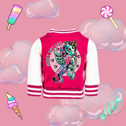 Horny Heather - Kids Varsity Jacket