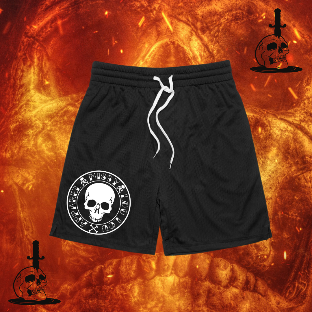 SKULL & BONES  -  Unisex Court Shorts