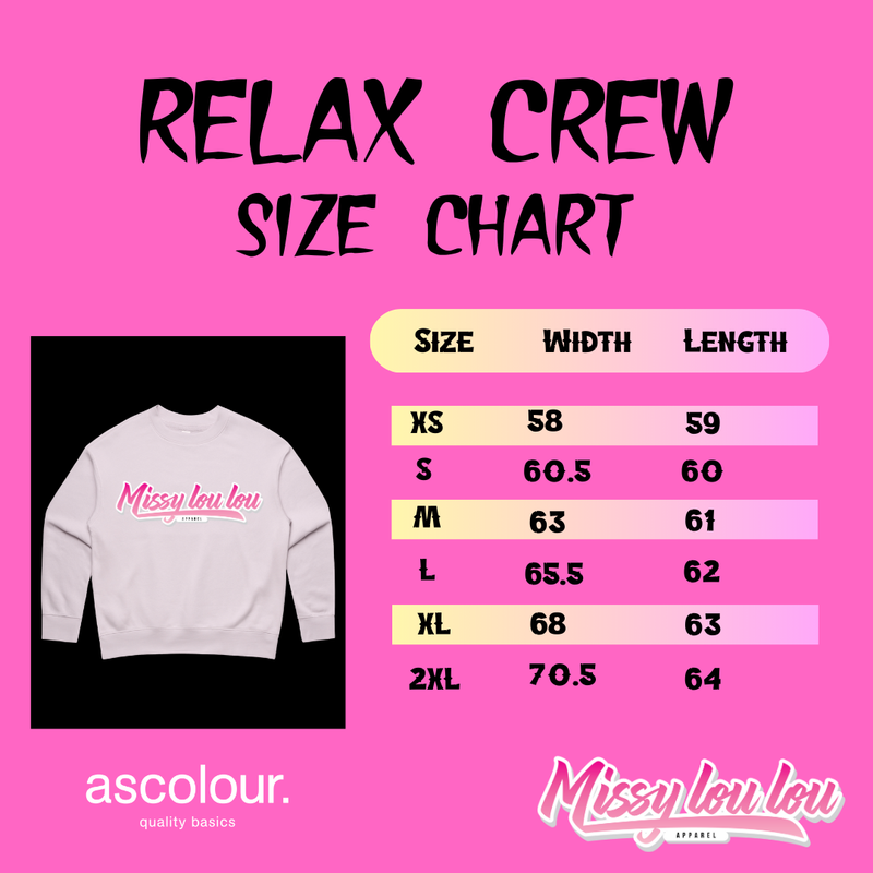 5PM SOMEWHERE- Relax Women's Crew