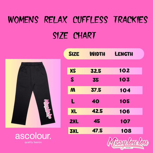 DOUBLE TROUBLE  - Relax cuffless Trackpants