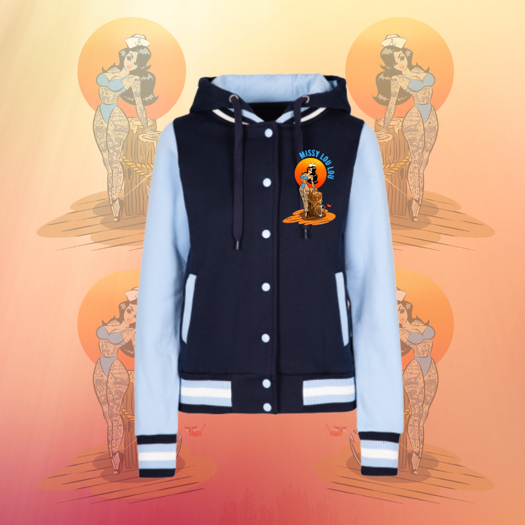 Sailor Sally - Varsity Jacket with Hood