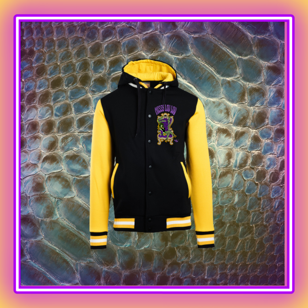 Madam Medusa -  Varsity Jacket with Hood