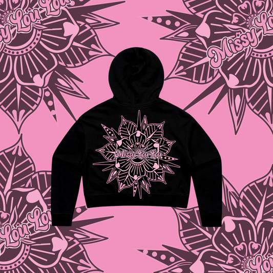 Rosy Posy- Crop Hood